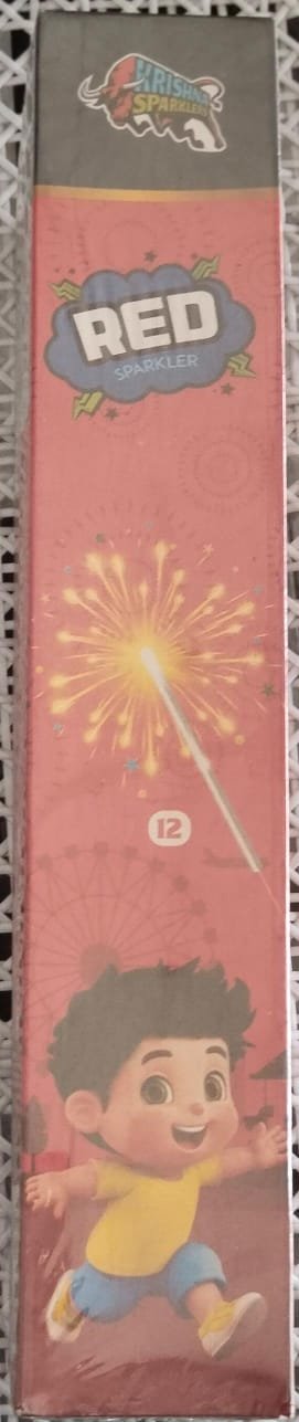 inba Crackers 12 Cm Red Sparklers(10pcs)